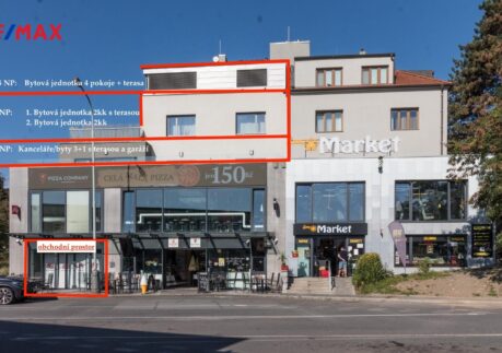 Pronájem 1/2 budovy na kanceláře a obchod