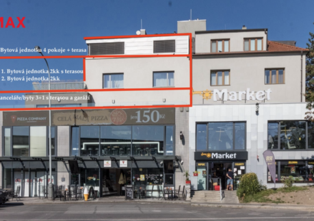 Pronájem 4 bytů u metra Kačerov