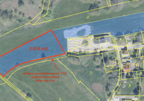 Prodej pozemku o výměře 2919 m2, Zelená Hora, okr. Sokolov