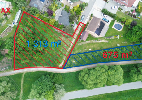 Stavební pozemek 1988m2 s úchvatným výhledem a připraveným projektem – Velké Popovice