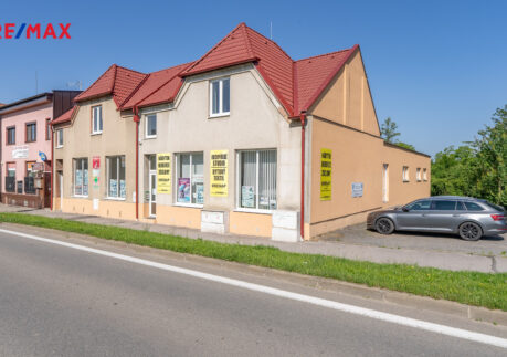 Investiční příležitost: komerční objekt + ubytování, Bučovice, ul. Nádražní